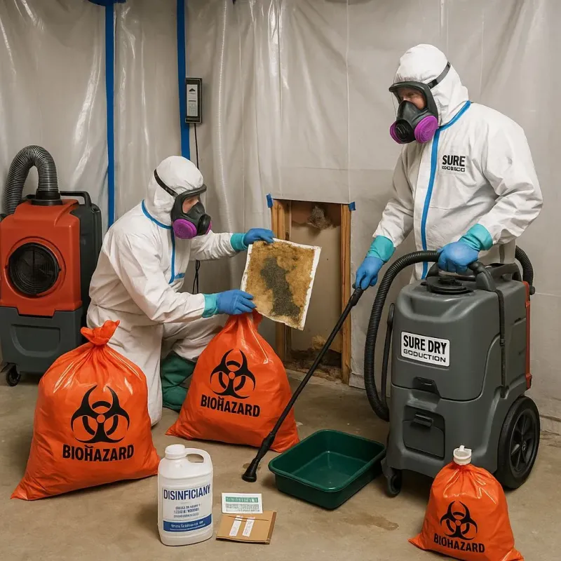 Contaminated Water Handling Protocols process in Oak Hills Place, LA